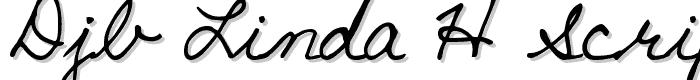 DJB%20LINDA%20H%20script font