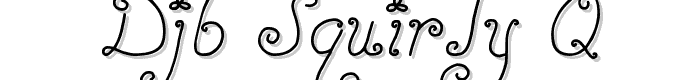 DJB%20SQUIRLY%20Q font