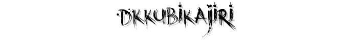 DKKubikajiri font