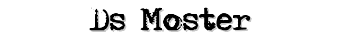 DS%20Moster font