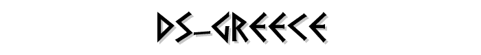 DS Greece font