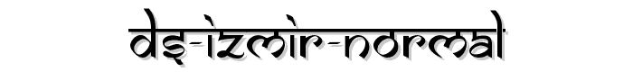 DS Izmir Normal font