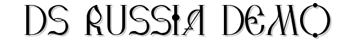 DS Russia Demo font