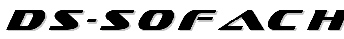 DS Sofachrome Italic font