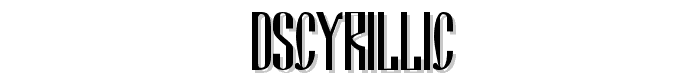 DSCyrillic font