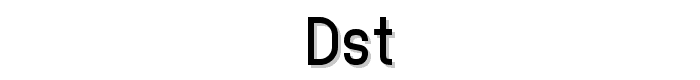 DST font