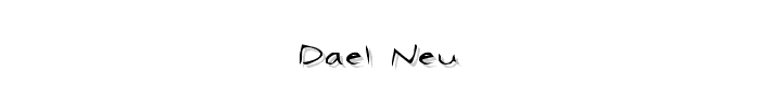 Dael%20Neu font