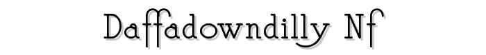 Daffadowndilly%20NF font