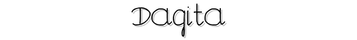 Dagita font