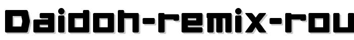 Daidoh Remix Round font