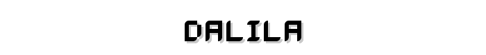 Dalila font