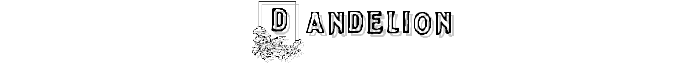 Dandelion font