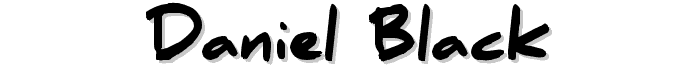 Daniel%20Black font