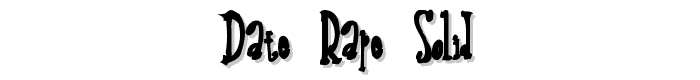 Date%20Rape%20Solid font