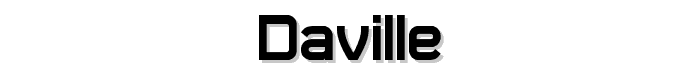 Daville font