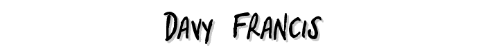 Davy%20Francis font