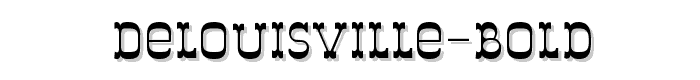 DeLouisville%20Bold font