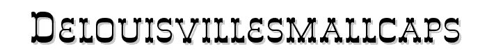 DeLouisvilleSmallCaps font