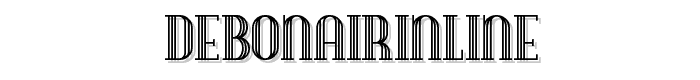 DebonairInline font