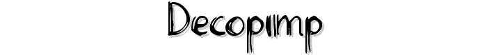 DecoPimp font