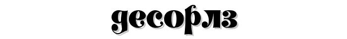 Decorlz font