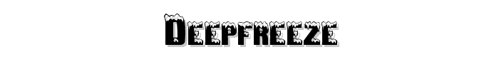 DeepFreeze font