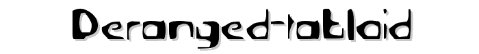 Deranged%20Tabloid font