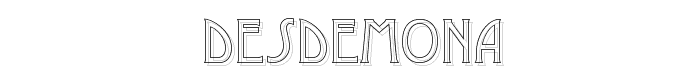 Desdemona font