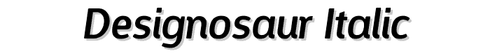 Designosaur%20Italic font