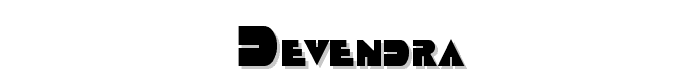 Devendra font