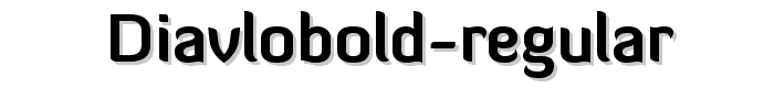 DiavloBold-Regular font