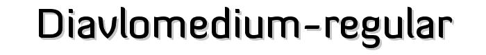 DiavloMedium-Regular font