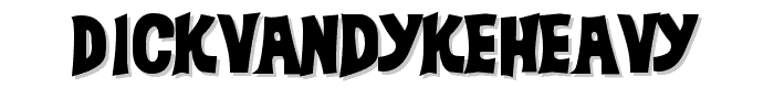 DickVanDykeHeavy font