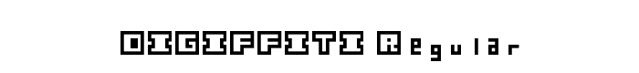 Digiffiti Regular font