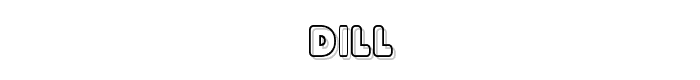 A preview of the Dill font