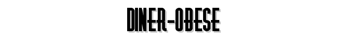 Diner-Obese font