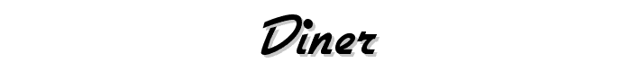 Diner font