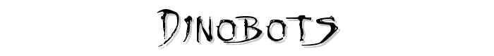 Dinobots font