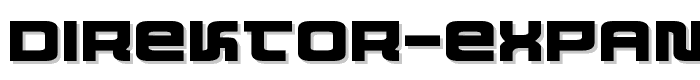 Direktor Expanded font