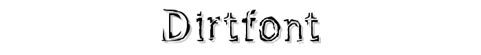 Dirtfont font