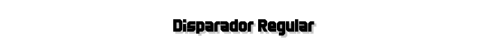 Disparador%20Regular font