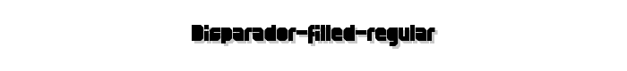 Disparador%20Filled%20Regular font