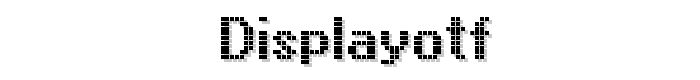 DisplayOTF font