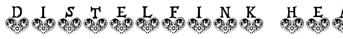 Distelfink%20Heart font