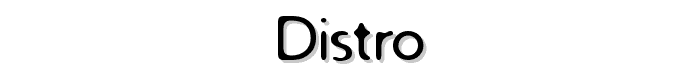 Distro font