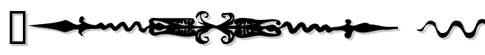 DividersTwo font