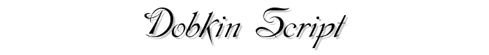 Dobkin%20Script font