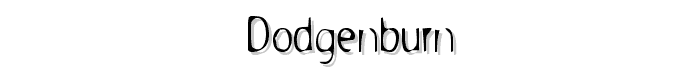 Dodgenburn font