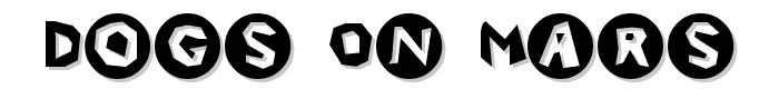 Dogs on Mars? font