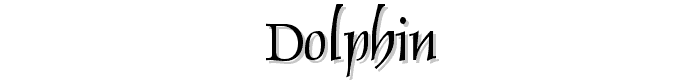 Dolphin font